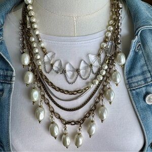 Silpada K&R "Practical Pearls" Convertible Necklace (KRN0010) RETIRED